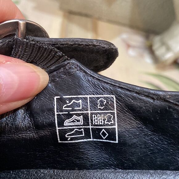 Keen Presidio Black Leather Cross Strap Mary Janes Sz 5.5 - Picture 11 of 15